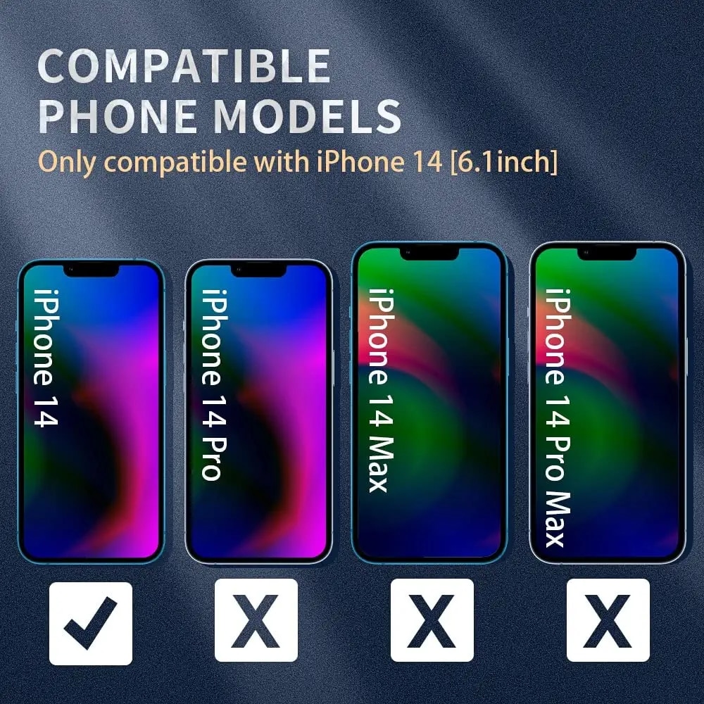 Husa de protectie, Vigeer, Compatibil cu iPhone 14, Transparent