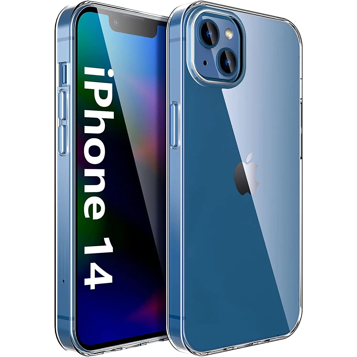 Husa de protectie, Vigeer, Compatibil cu iPhone 14, Transparent