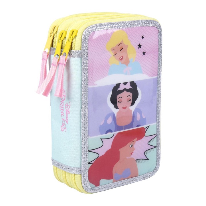 Моливник DISNEY, Розов, Сгъваем, 12,5 X 6,5 X 19,5 см