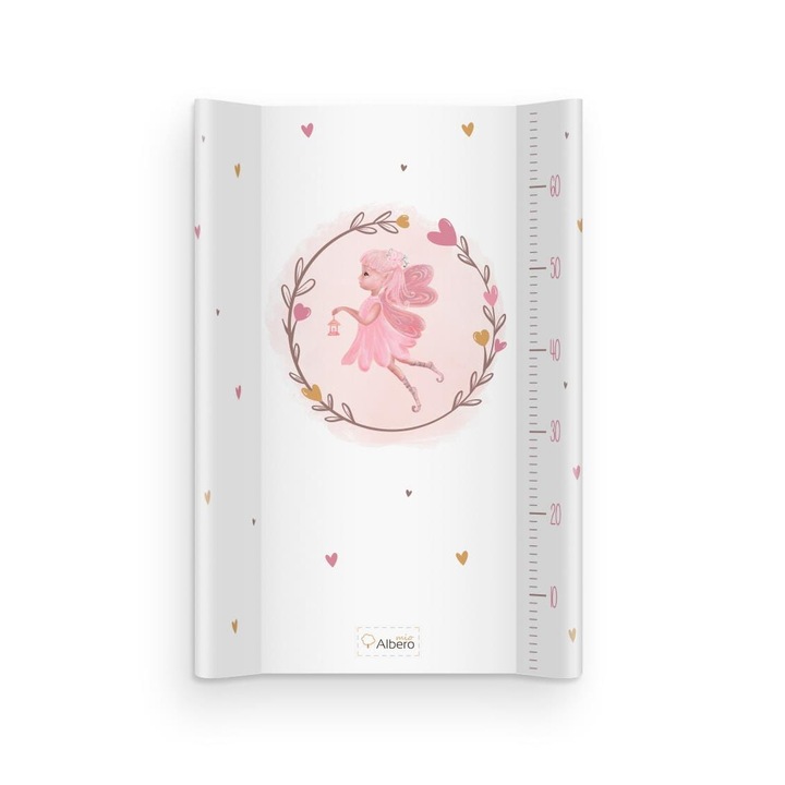 Saltea de infasat Albero Mio, PVC/Burete, 0-12 luni, 70cm, Multicolor