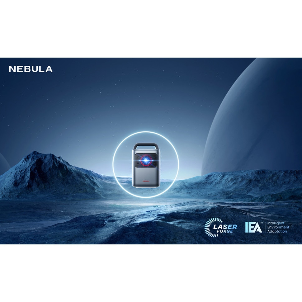 Proiector video portabil smart Anker Nebula Cosmos Laser, 4K, 1840