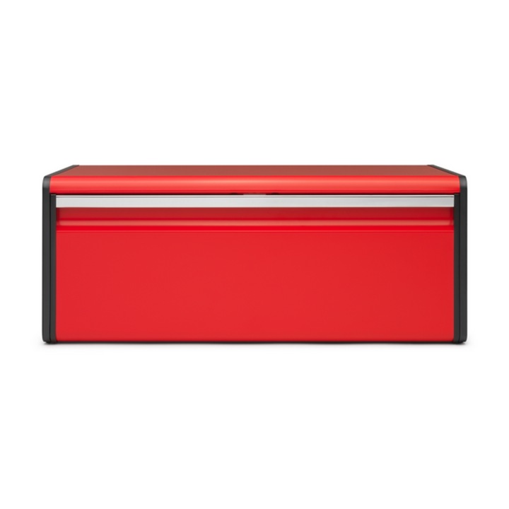Cutie paine, inox, rosu, 46.5x25x18.7 cm, Fall Front, Brabantia - 8710755484025