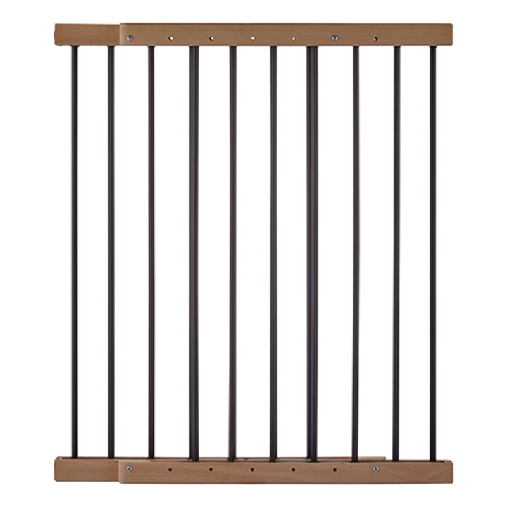 Poarta de siguranta extensibila din lemn de fag BabyJem, 65 cm-105,5 cm