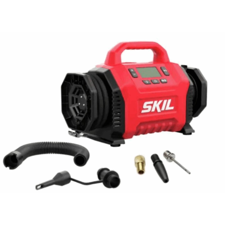 Compresor auto 20V, Skil, Rosu