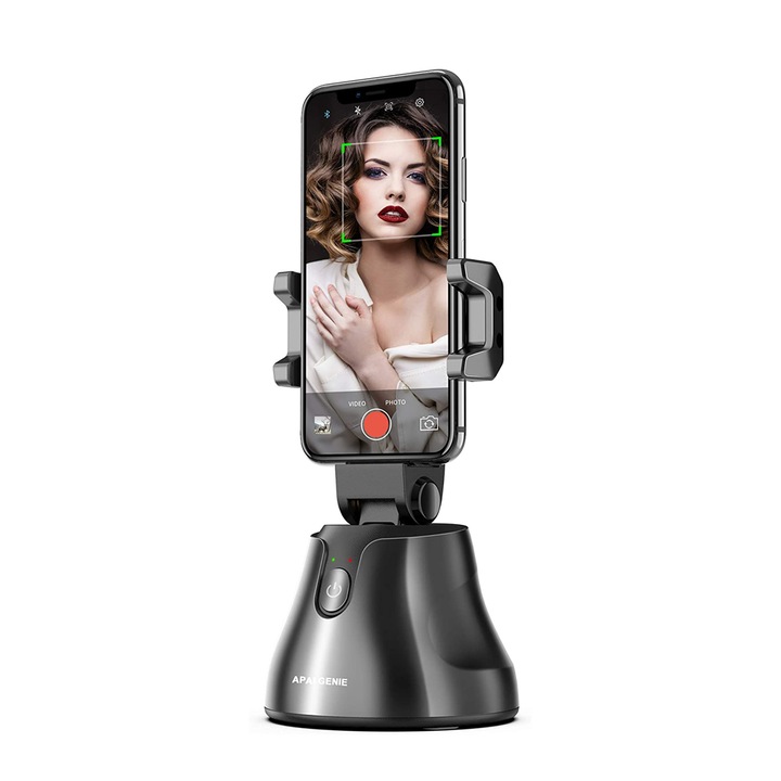 Intelligens 360°-os telefontartó állvány / objektum-, és arckövető funkcióval