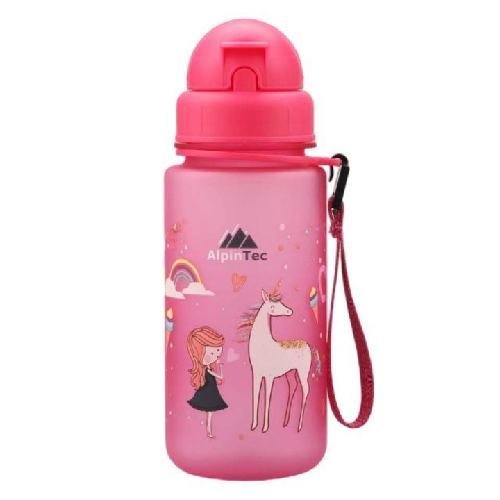 Sticla, AlpinTec, Plastic, 400 ml, Multicolor