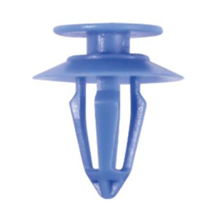 Set 50 clipsuri auto JBM 00737, din plastic, albastru