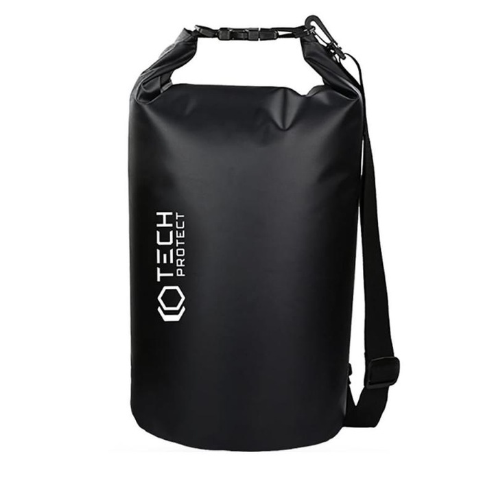 TECH-PROTECT univerzális vízálló hátizsák, 20L, Fekete