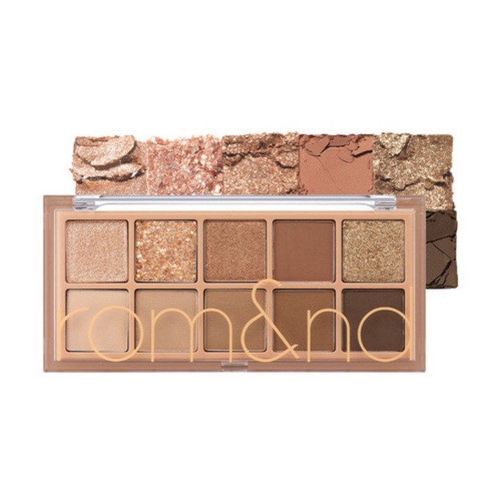 Paleta fard pleoape Better Than Palette, Romand, Colectia The Secret Garden, 02 Mahogany Garden