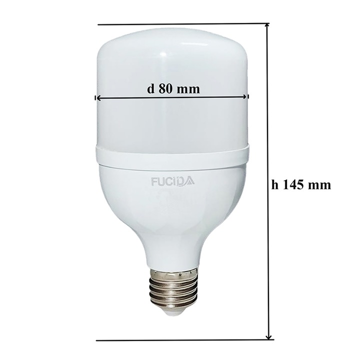 Bec Led, T80, 20W (150W), 2000Lm, E27, Lumina Naturala, 4000K