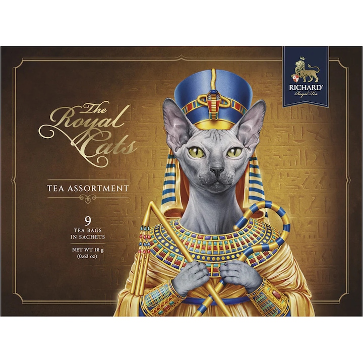 Richard Royal Royal Cat, Sphinx, филтър черен чай селекция, 18гр