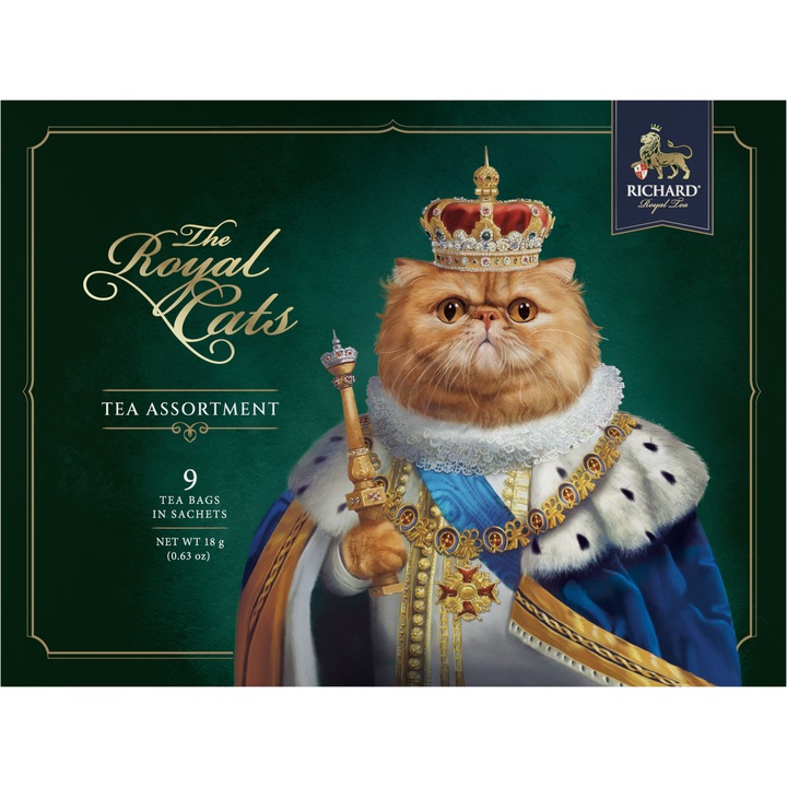 Richard Royal Royal Cat, Персийски, филтър черен чай селекция, 18гр