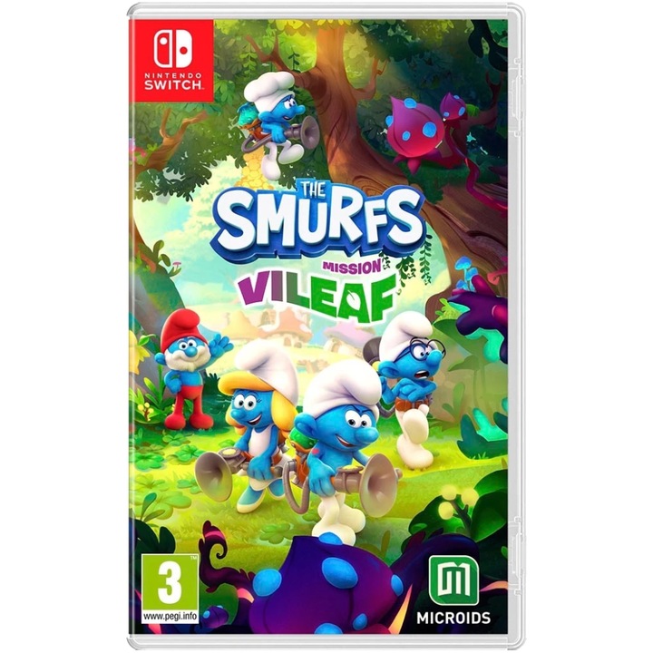 The Smurfs Mission Vileaf Nintendo Switch Játékszoftver