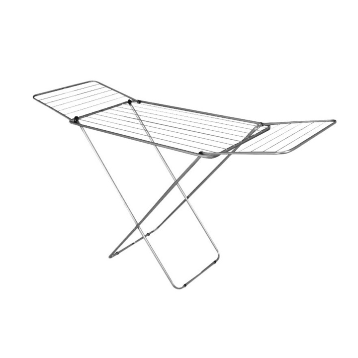 Fém ruhaszárító, összecsukható, 18 m