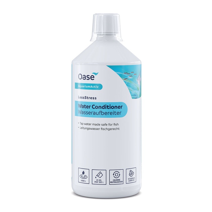 Conditioner pentru apa de acvariu, Oase LessStress Water Conditioner - 1000 ml