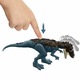 Figurina, Mattel, Jurassic World Dino Escape Dinozaur Carcharodontosaurus, 4 ani, 35x17x7 cm, Albastru/Maro/Gri