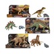 Figurina, Mattel, Jurassic World Dino Escape Dinozaur Carcharodontosaurus, 4 ani, 35x17x7 cm, Albastru/Maro/Gri