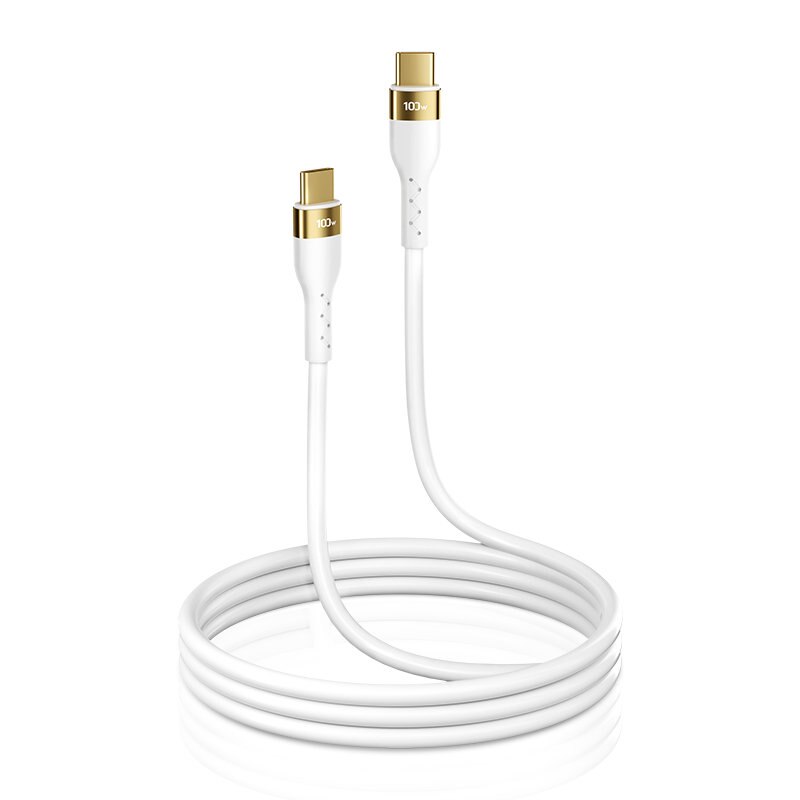 Кабел за бързо зареждане и подсилен трансфер на данни USB-C към USB-C ...