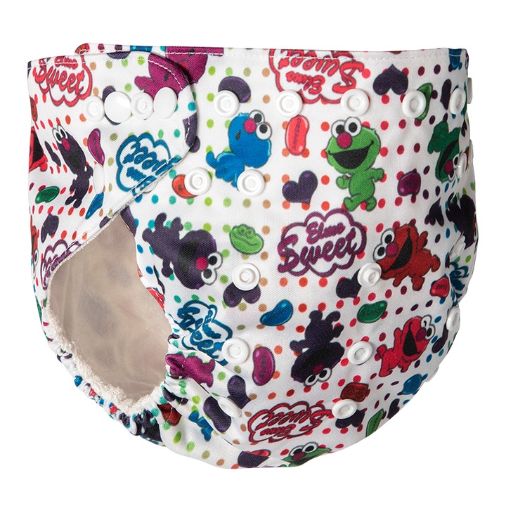 Scutec textil refolosibil reglabil bambus Alvababy Elmo