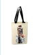 Geanta personalizata canvas TOTE maner negru