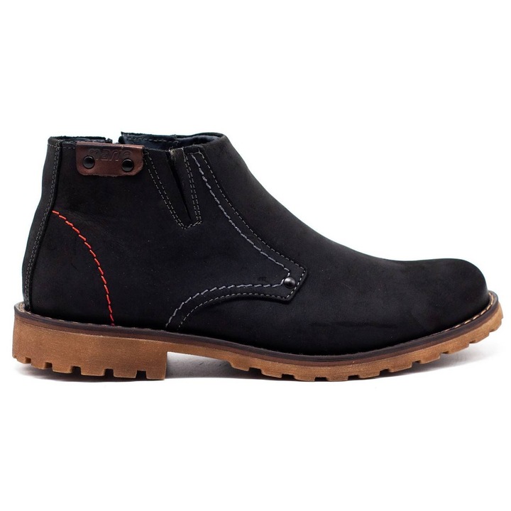 Pantofi pentru bărbați, Mario Pala, BM105012, Negru