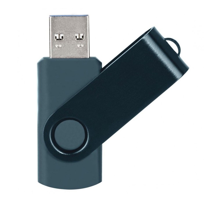 USB памет SIKS, Въртяща се, 128GB, USB 3.0, 90 MB/s