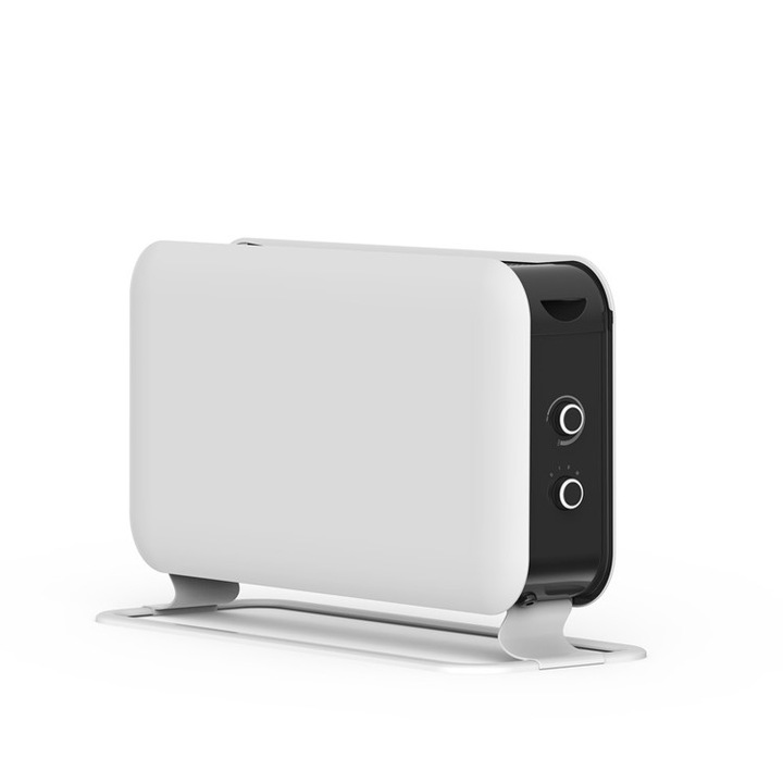 Mill INSTANT MAX mechanikus mobil konvektor, 2200W, fehér acél oldallapokkal