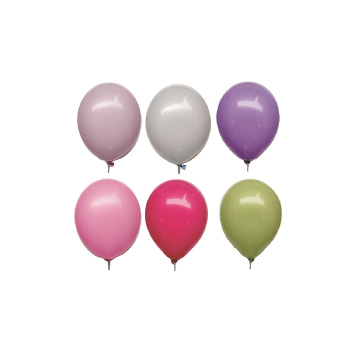 8 db latex lufi készlet, Többszínű pasztell, 25 cm