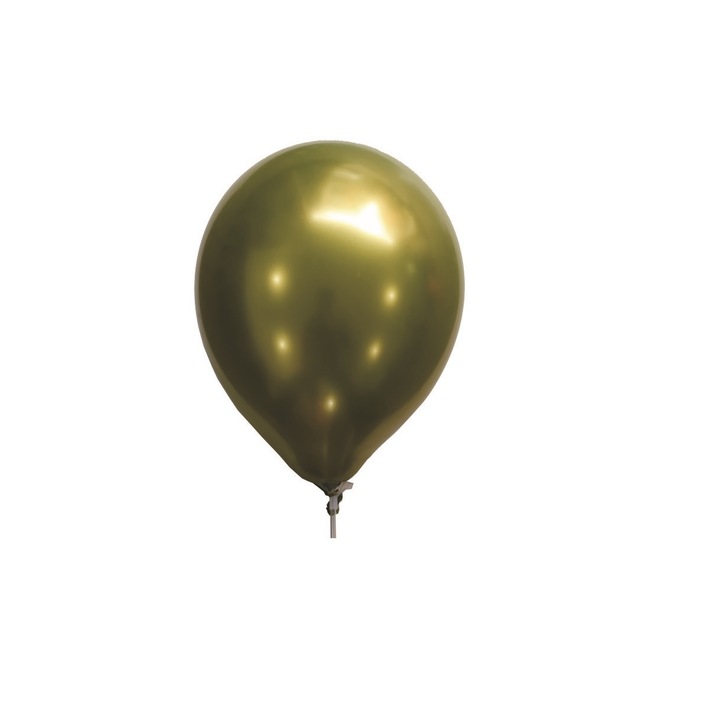 20 db-os latex lufi készlet, metálzöld, 30 cm