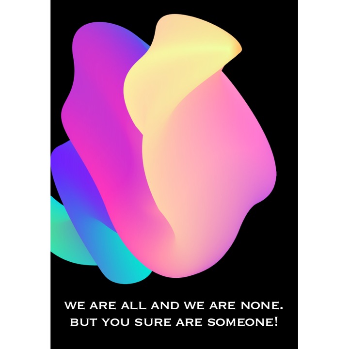 Felicitare envoy22, cu plic, You sure are Someone, Carton mat premium, A6