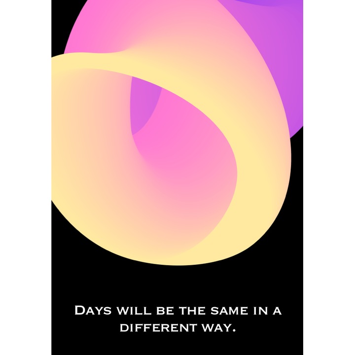 Felicitare envoy22, cu plic, The Same in a different Way, Carton mat premium, A6