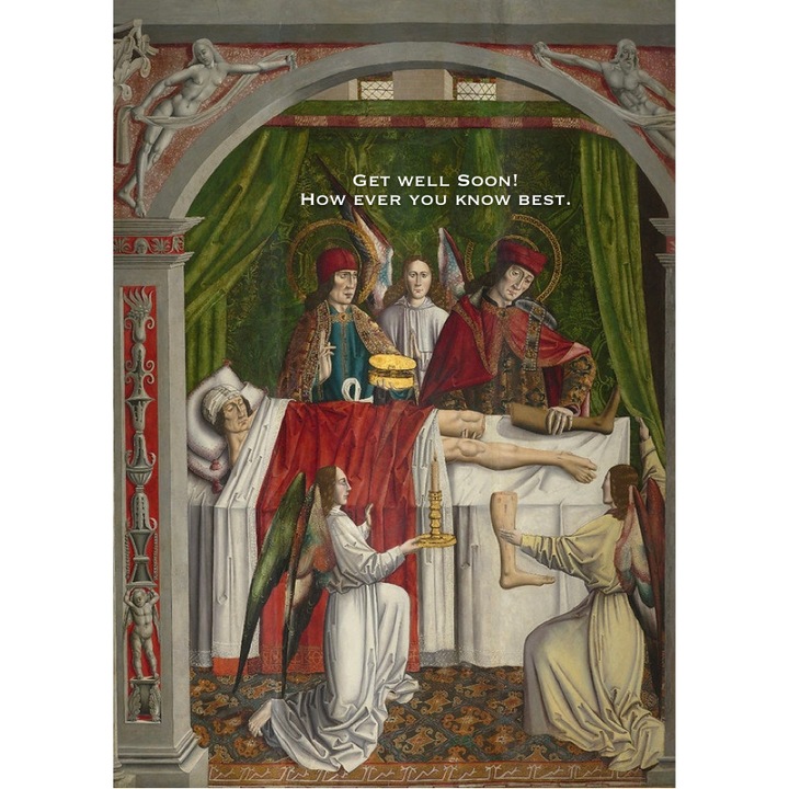 Felicitare envoy22, cu plic, Get well Soon how you know best, Carton mat premium, A6