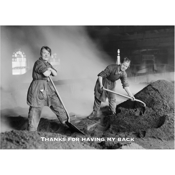 Felicitare envoy22, cu plic, Having my Back, Carton mat premium, A6