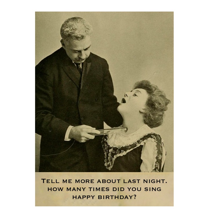 Felicitare envoy22, cu plic, Sing Happy Birthday, Carton mat premium, A6