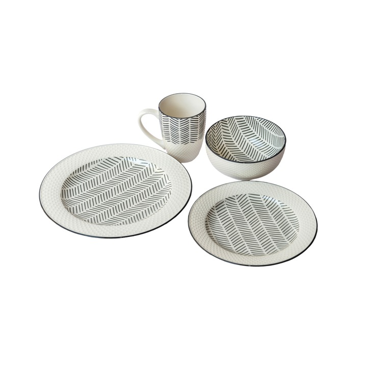 Комплект TONY'S DECOR, 12953, Керамика, 4 части