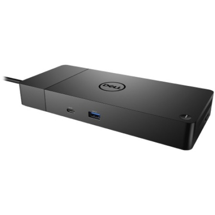 USB-elosztó Dell Dock WD19S, fekete, C típusú USB-elosztó, többportos dokkolóállomás
