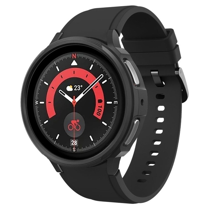 Калъф за Samsung Galaxy Watch5 Pro (45mm), Spigen Liquid Air, Matte Black