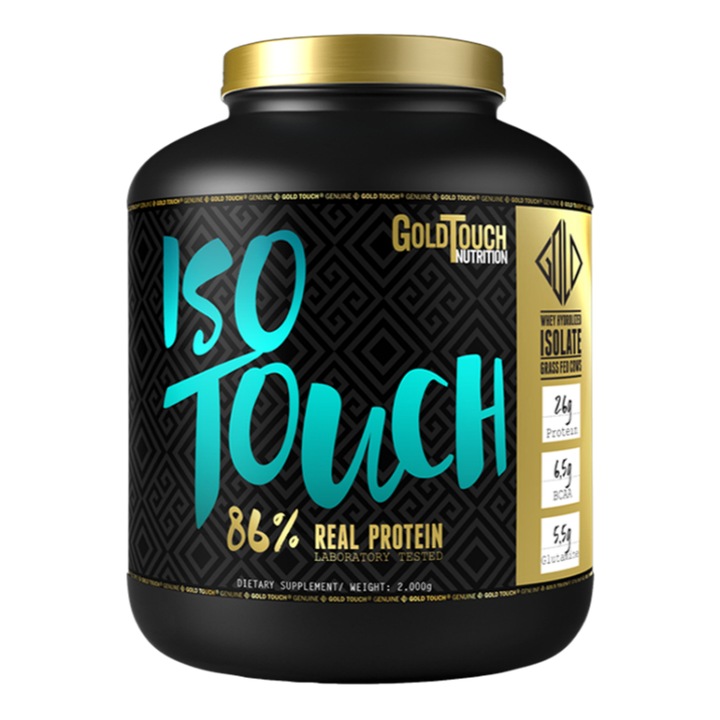 Supliment alimentar Premium Iso Touch 86%, GoldTouch Nutrition, Cu aroma de vafe de ciocolata, 2 kg