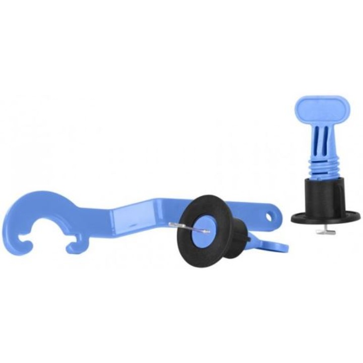 T típusú rúd készlet, kerámia burkolólapok kiegyenlítéséhez és igazításához, 50 db, 10 mm