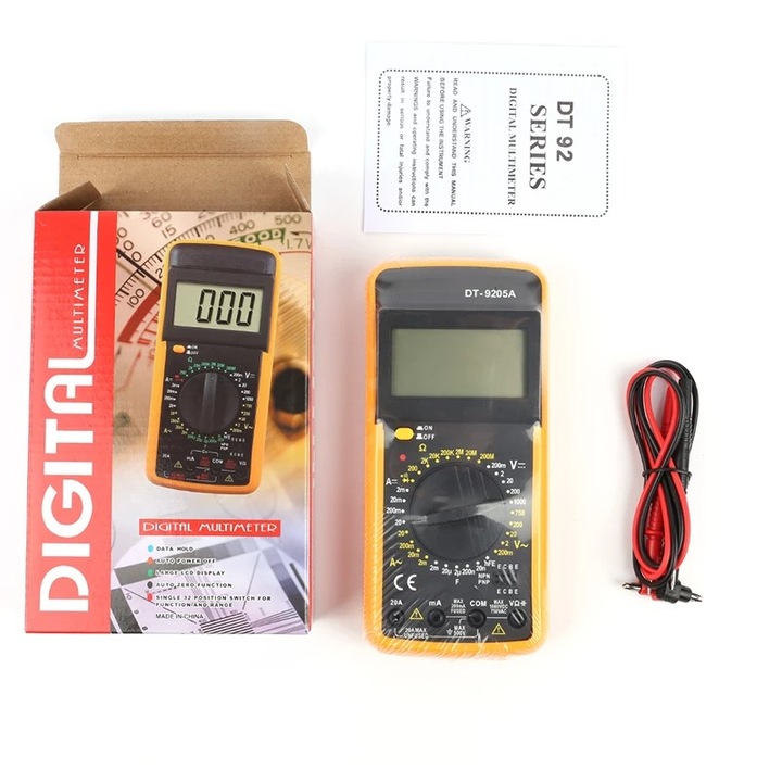 Multimetru Digital DT-9205A