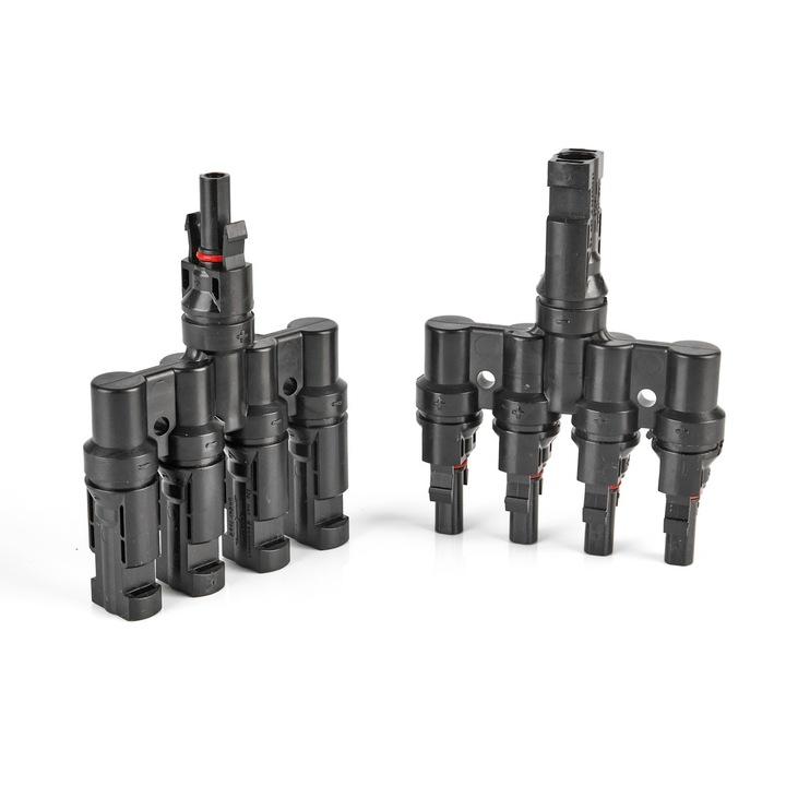 Комплект MC4 конектори за свързване 4в1, тип Т, 2.5 ÷ 6 мм², 1000 V DC, 32A