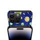 Гръб Folie Skin за Apple Iphone 12 Pro Max, космически космически дизайн, висок захват, пълно лепило, лесен монтаж, многоцветен
