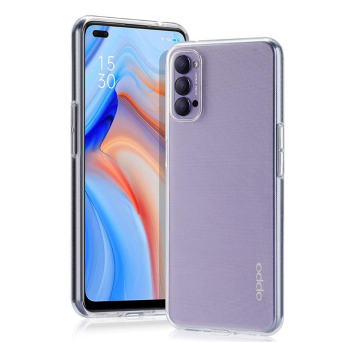 Szilikon telefonvédő (ultravékony) ÁTLÁTSZÓ [Oppo Reno 4 Pro 5G] (5996591072791)