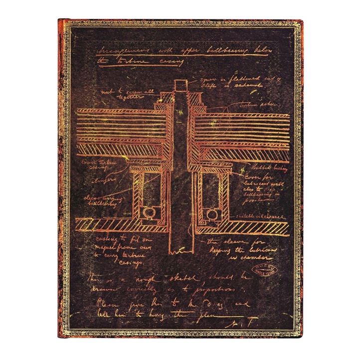 Agenda, Paperblanks, 180 x 230 mm, 88 coli, Maro