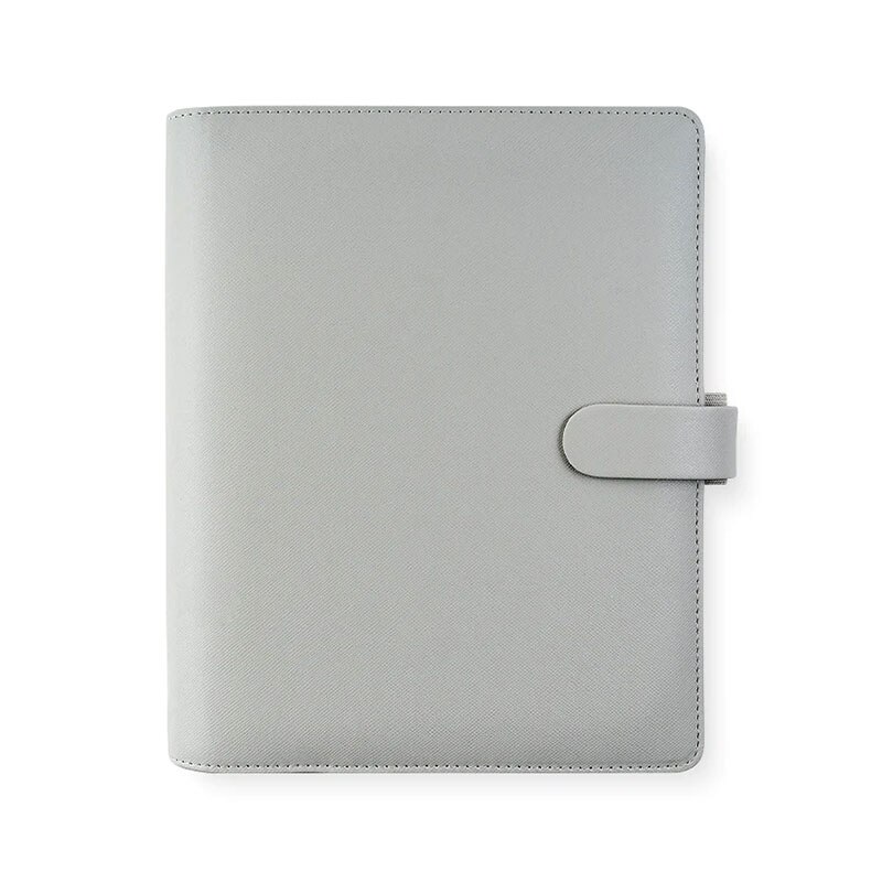Filofax Organizer A5 Saffiano Aigue-Marine - Agenda Personnel Élégant Avec Fermeture Pression Et Passant Stylo