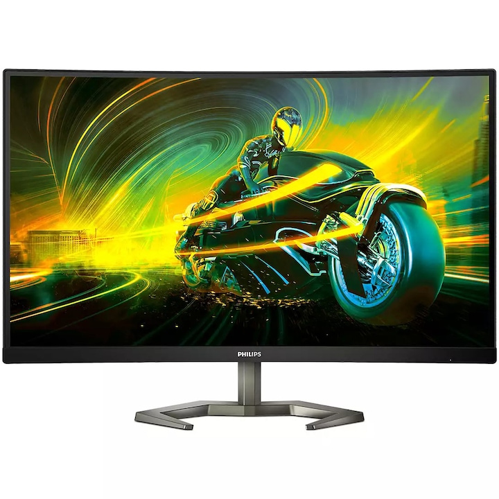 Монитор Gaming Philips 27", VA, QHD, 165Hz, 1ms, HDMI, DisplayPort, Черен, 27M1C5500VL/00