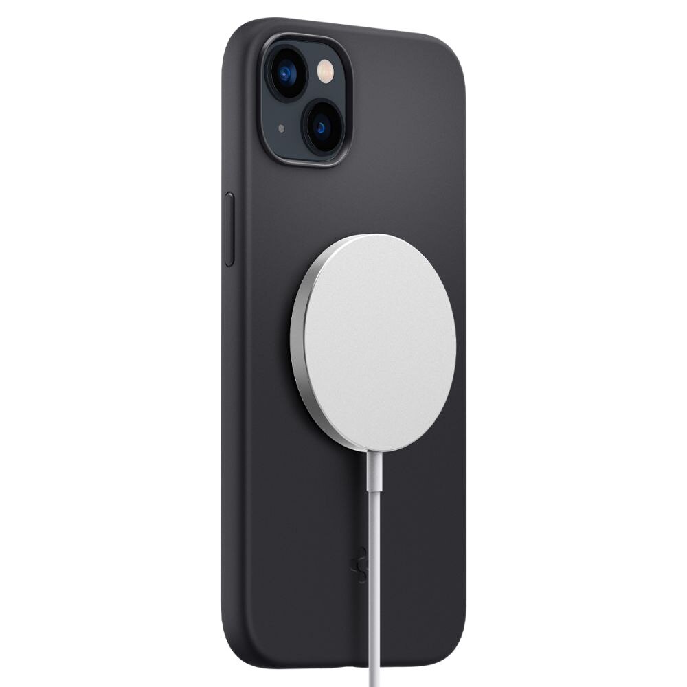Carcasa Spigen Silicone Fit MagSafe compatibila cu iPhone 14 Plus Black