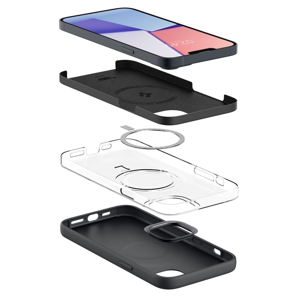 Carcasa Spigen Silicone Fit MagSafe compatibila cu iPhone 14 Plus Black