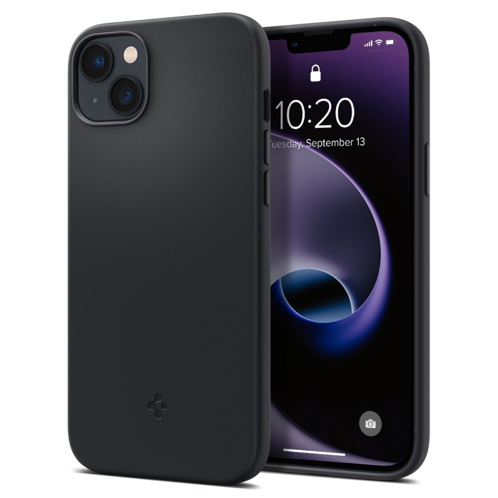 Carcasa Spigen Silicone Fit MagSafe compatibila cu iPhone 14 Plus Black