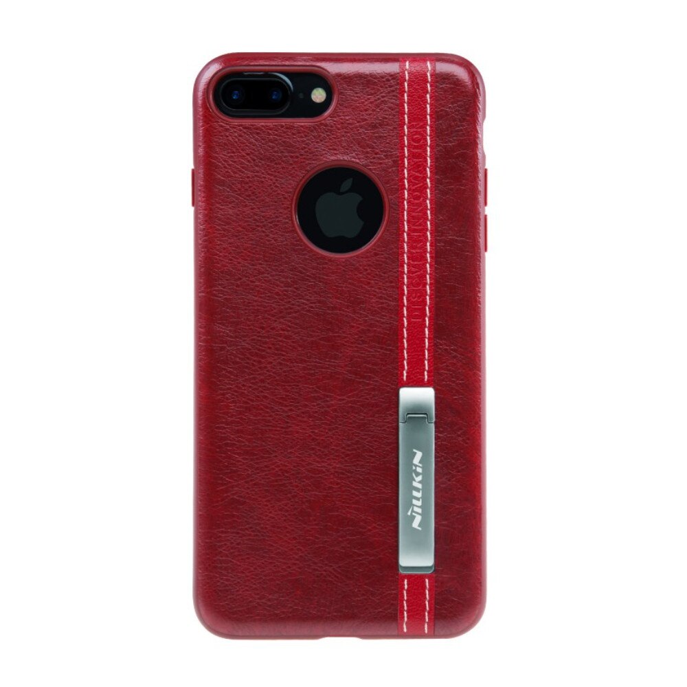 Husa spate din piele Nillkin Phenom, cu clip, pentru iPhone 7 Plus, rosu